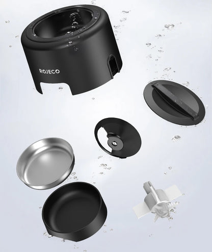 ROJECO Automatic Pet Feeder 2L Smart Cat Food Kibble Dispenser Wi-Fi App Remote Control Auto Dog Feeder For Cat Pet Accessories