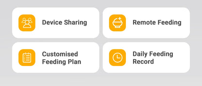 ROJECO Automatic Pet Feeder 2L Smart Cat Food Kibble Dispenser Wi-Fi App Remote Control Auto Dog Feeder For Cat Pet Accessories